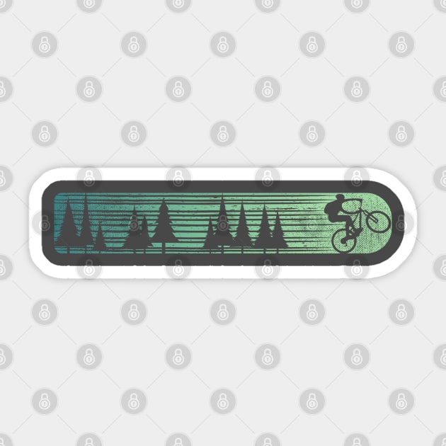 cycling mountain bike mtb gift cyclist mountain biking Sticker by TheOutdoorPeople